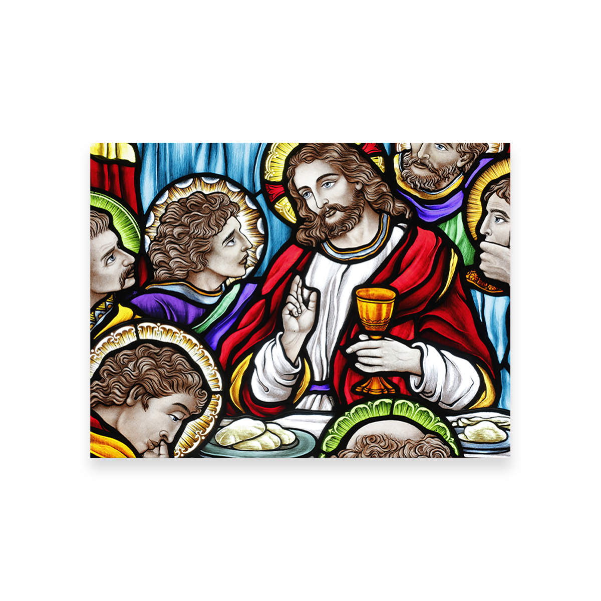 Exquisite Last Supper Canvas Print