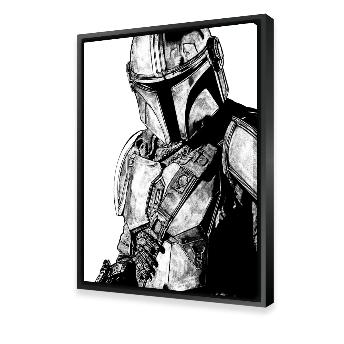 Exquisite Mando Wall Art by JPS Darko Art