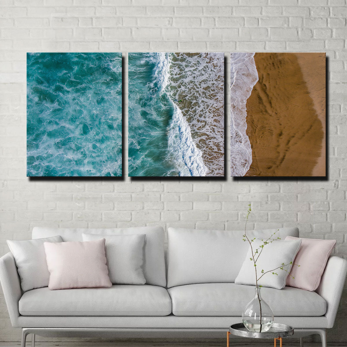 Exquisite Wet Sand Wall Art by Karolis Janulis