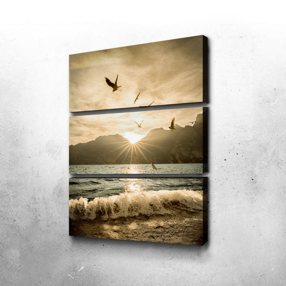 Stunning Lake Garda Wall Art by Enzo Romano