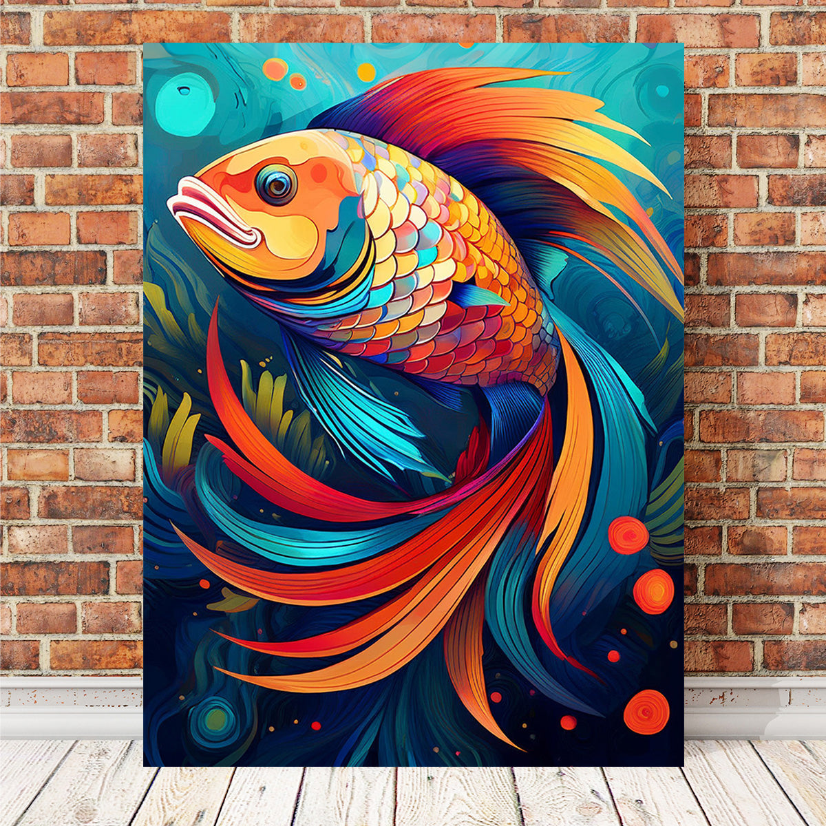 Stunning Fish - Inspired Modern Art Wall Art