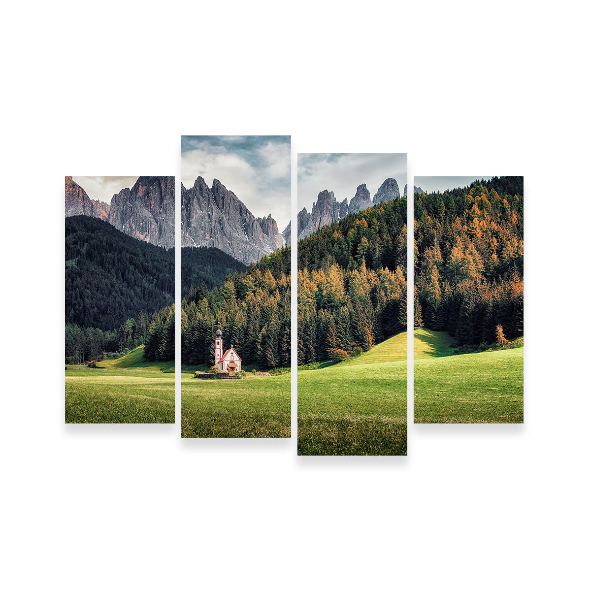 Exquisite Val Di Funes Wall Art by Manjik Pictures