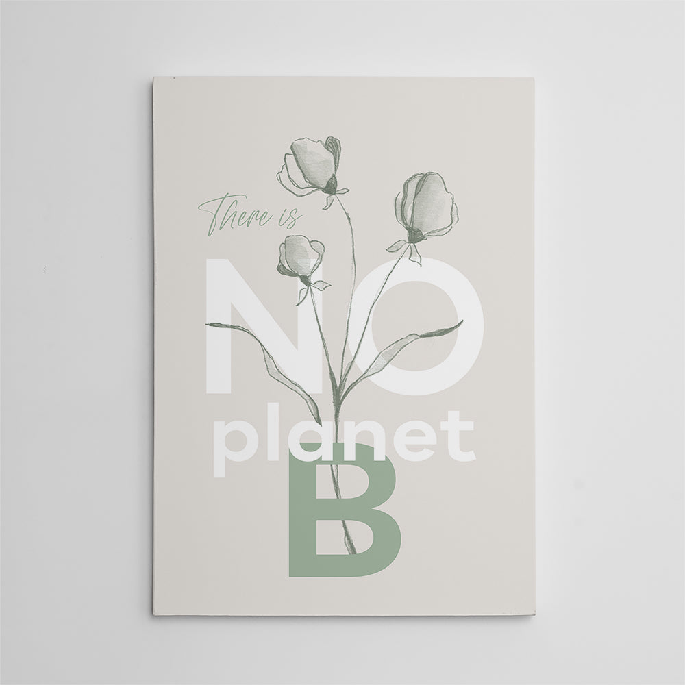 Eco-Friendly 'There Is No Planet B' Wall Art by Melanie Viola