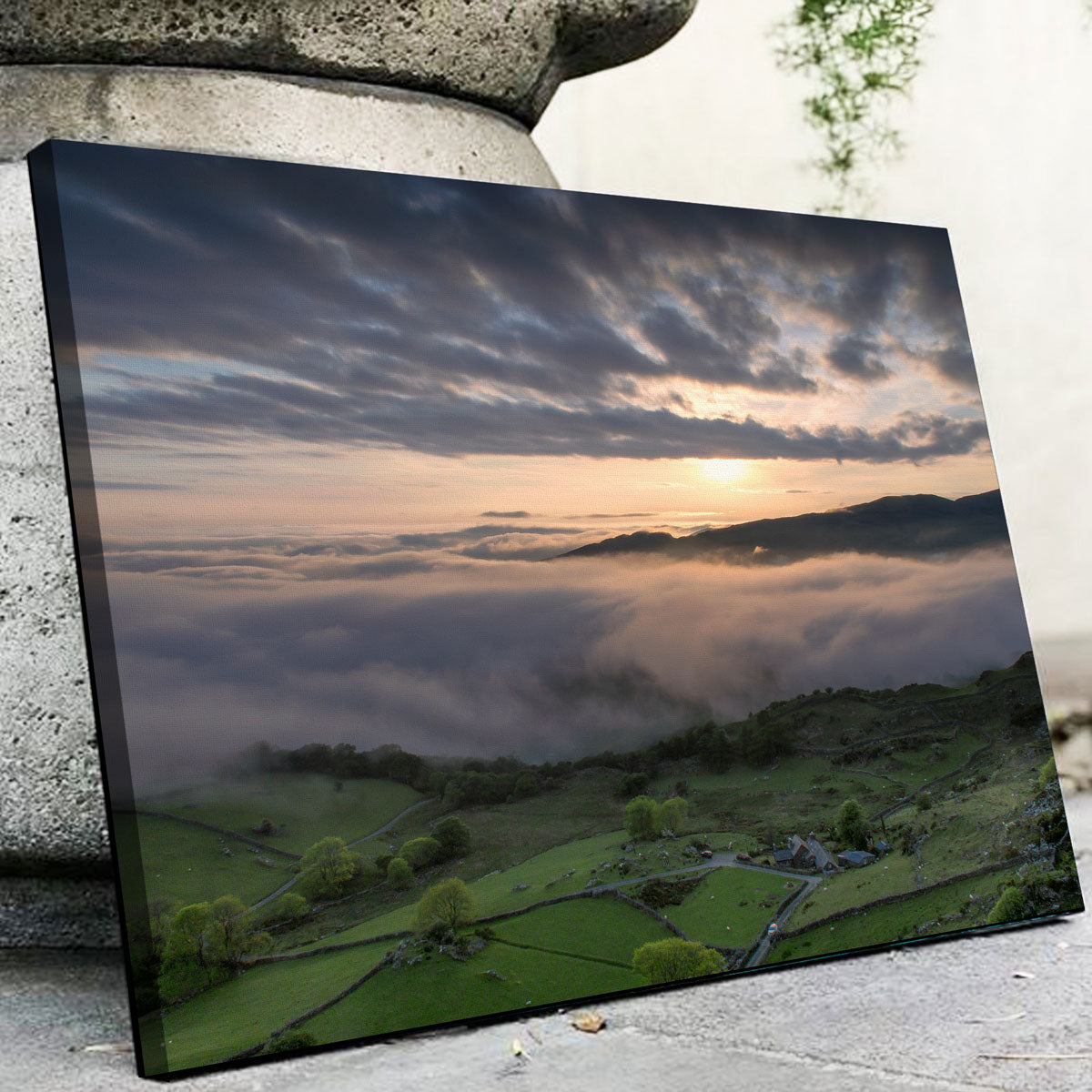 Stunning Fields of Snowdonia Wall Art by Mike Cotton