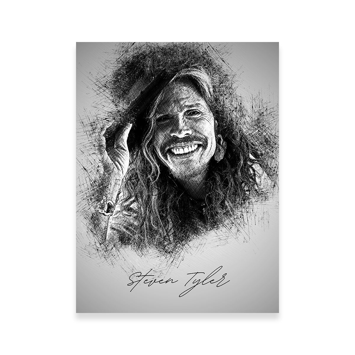 Stunning Steven Tyler Wall Art - Museum Quality Canvas Print