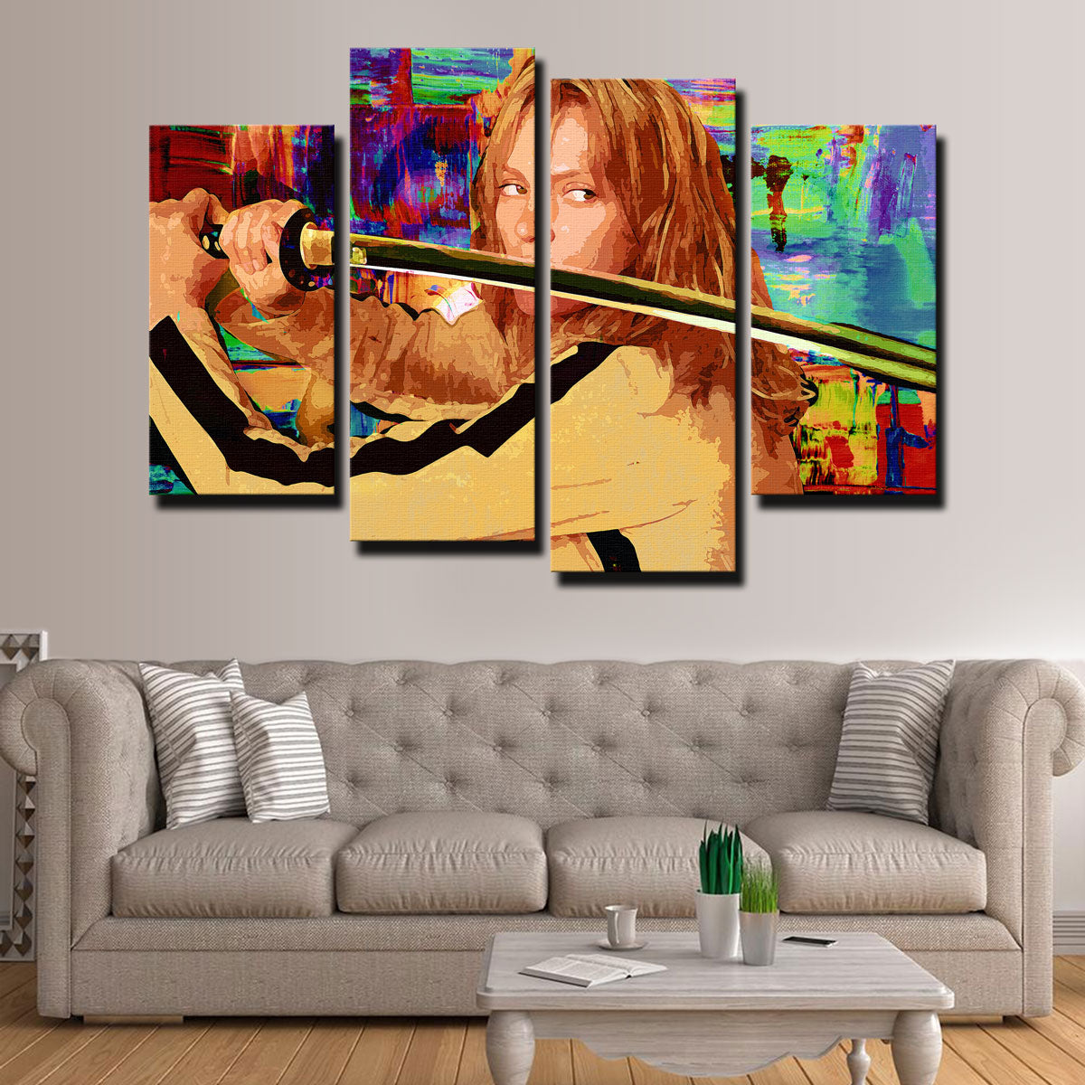 Kill Bill Inspired Wall Art - Stunning Museum-Quality Canvas