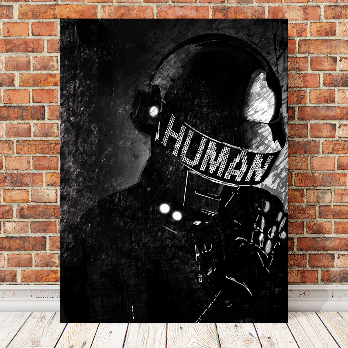 Daft Punk Thomas Stunning Wall Art by Andy Brackpool