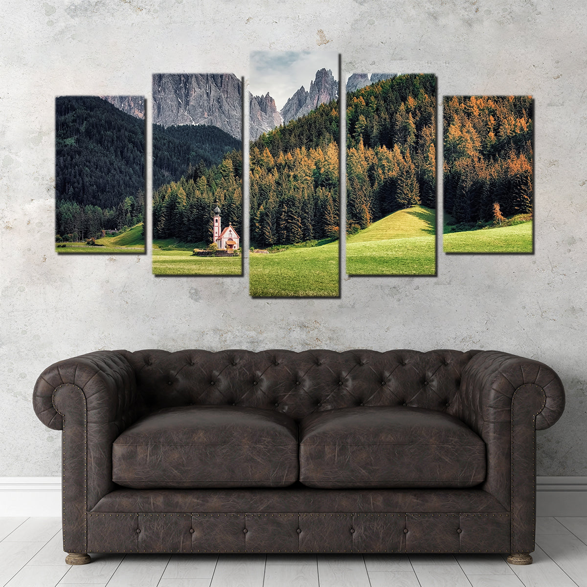Exquisite Val Di Funes Wall Art by Manjik Pictures