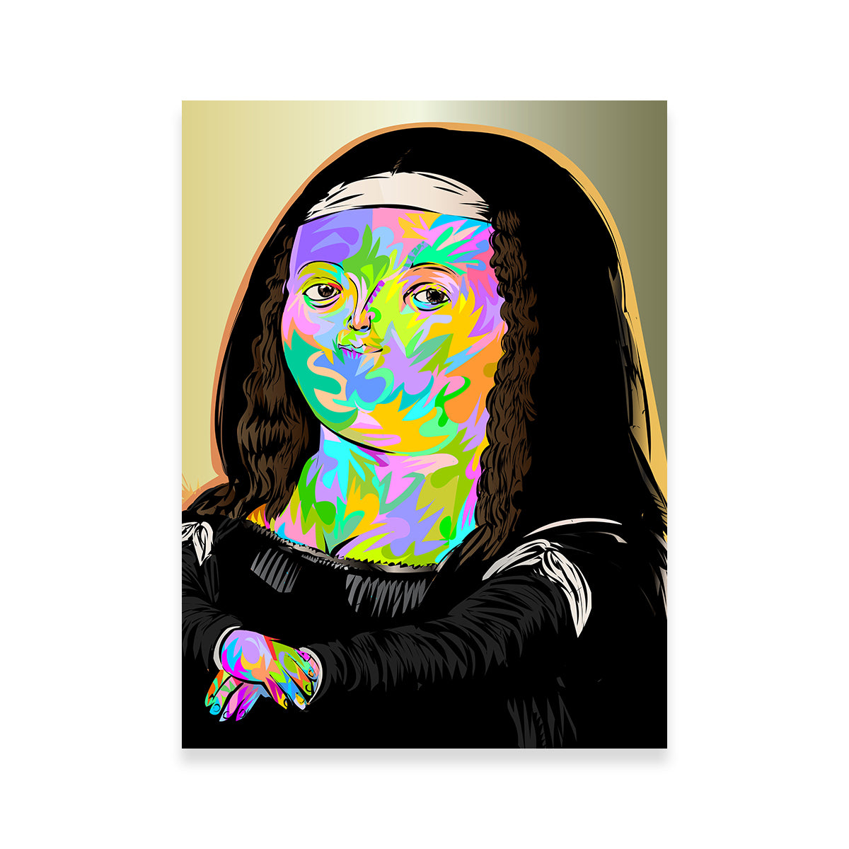 Stunning Thick Monalisa Wall Art for Home Decor