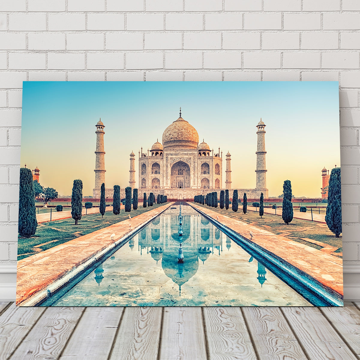 Exquisite Taj Mahal Mausoleum Wall Art by Manjik Pictures