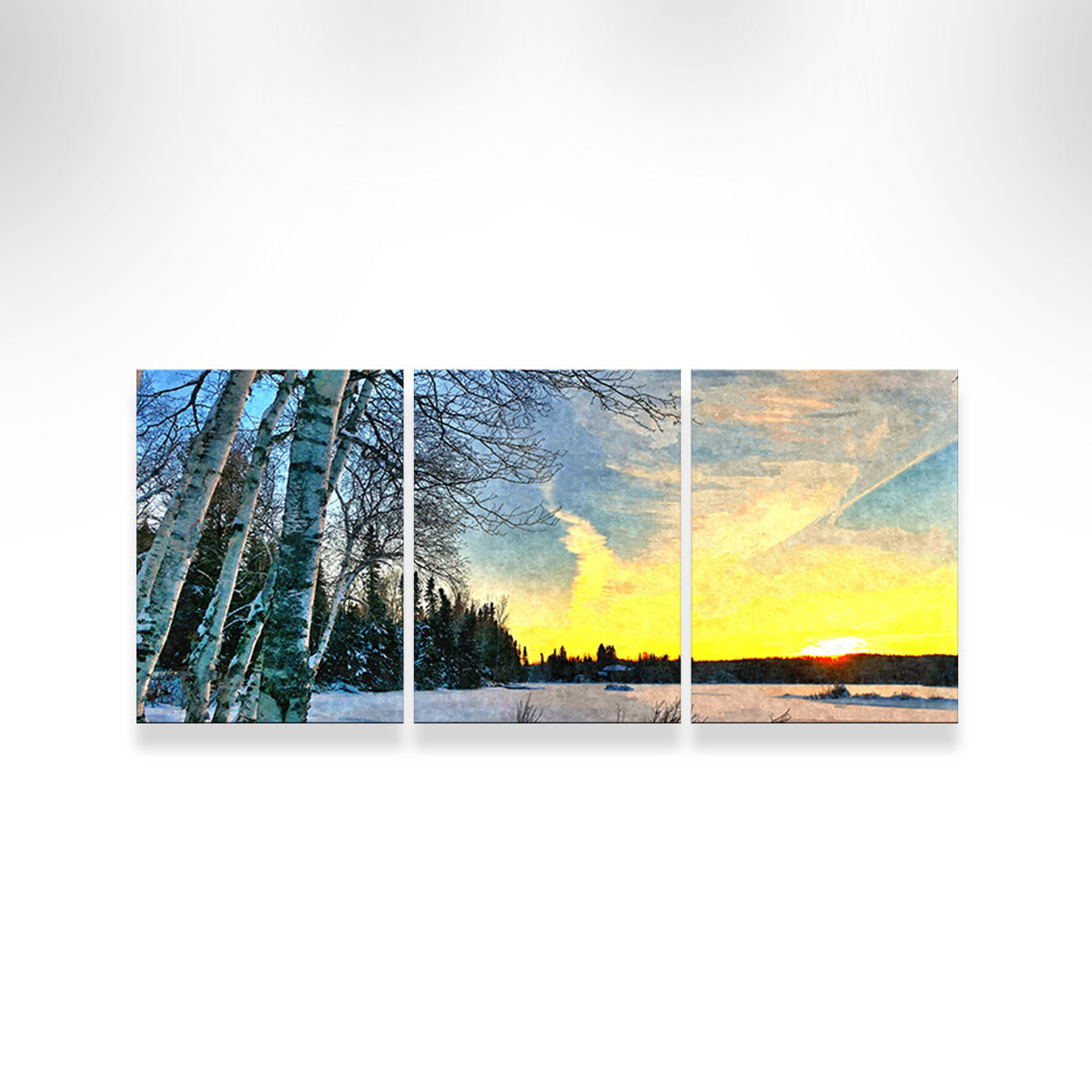Denise Dundon's End Of A Winter's Day Stunning Wall Art