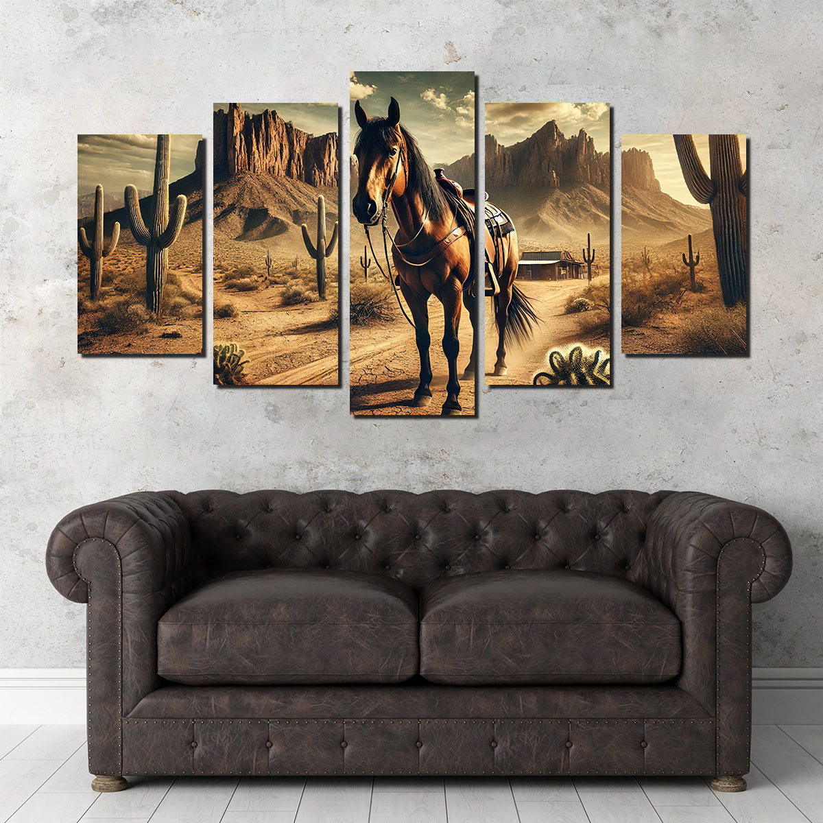 Exquisite Wild West Quarter Horse Wall Art for Stunning Decor