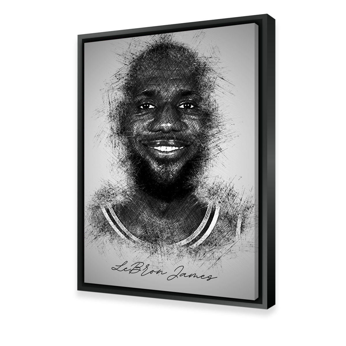 LeBron James Premium Wall Art for Basketball Fans
