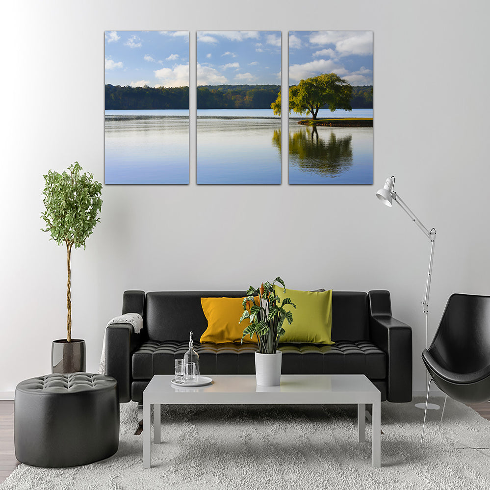 Stunning Willow Tree On The Tennessee River Wall Art for Your Home Decor