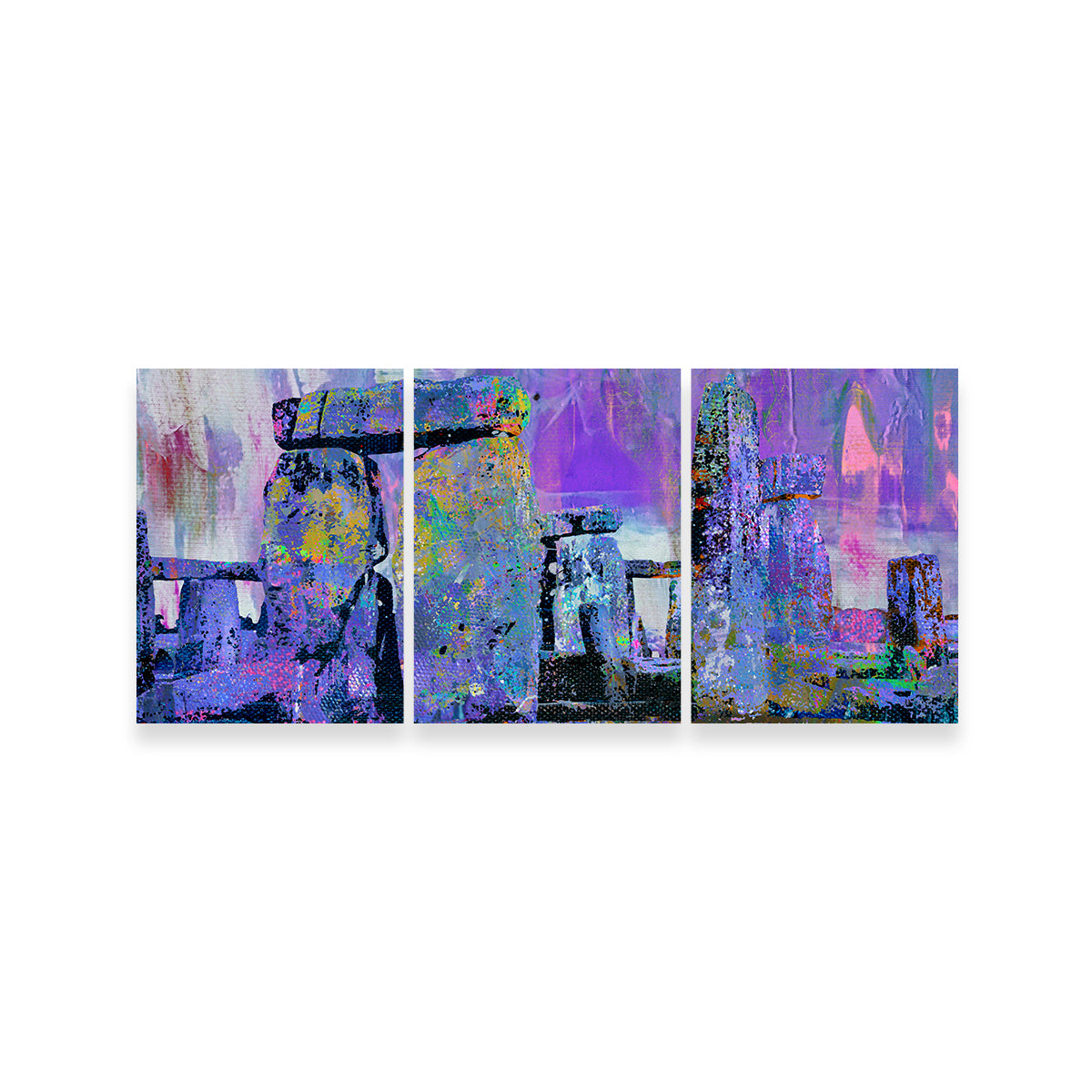 Exquisite Stonehenge Abstract Wall Art by Stephen Chambers