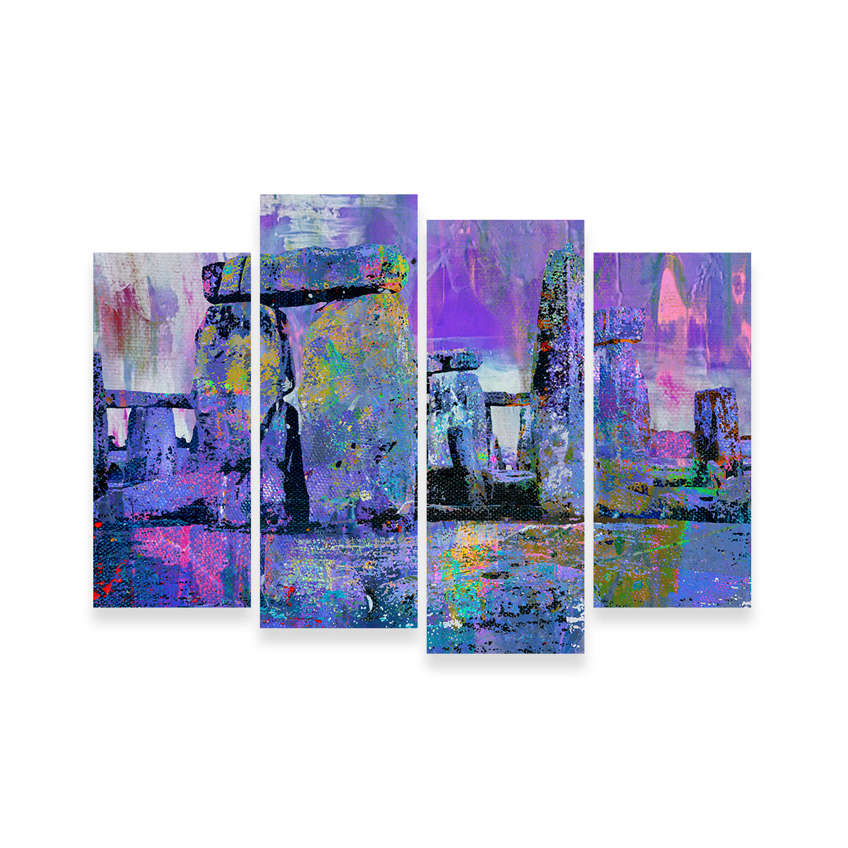 Exquisite Stonehenge Abstract Wall Art by Stephen Chambers