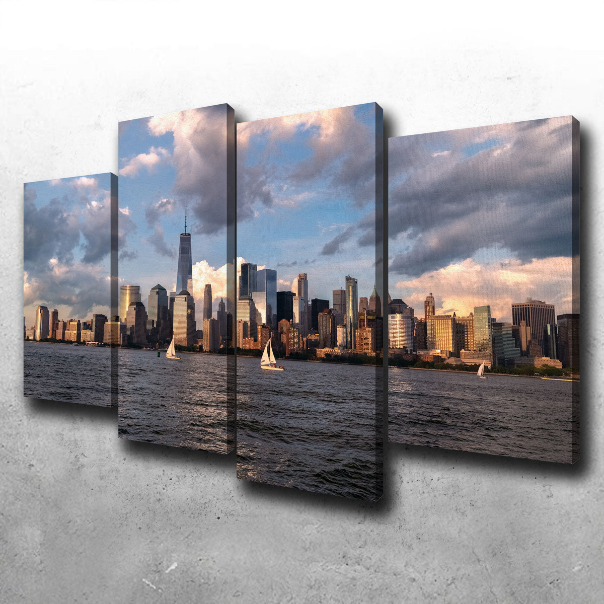 Exquisite Sunset Sails Wall Art by Shaun Mayer