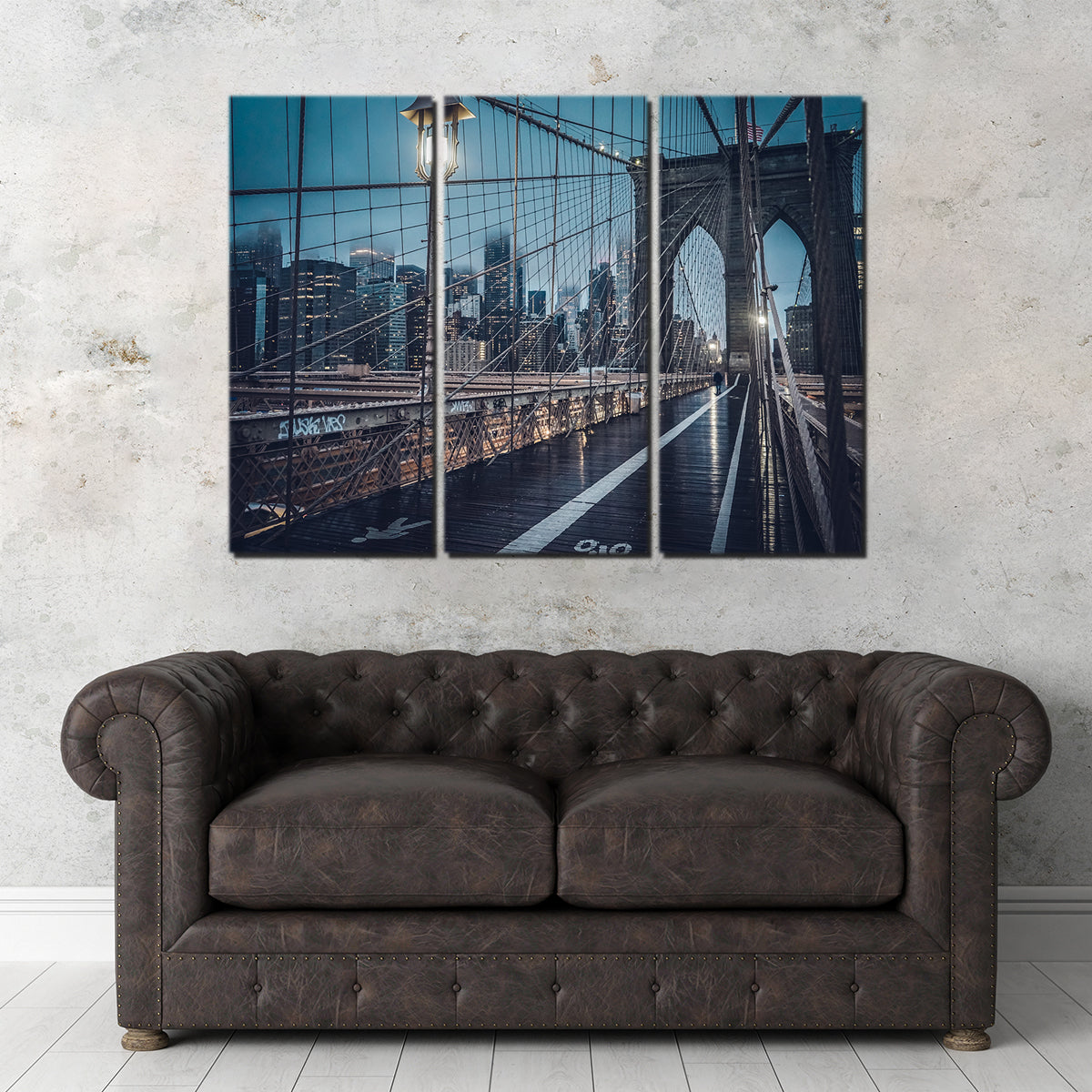 Stunning Bridge and Clouds Wall Art for Your Home Decor