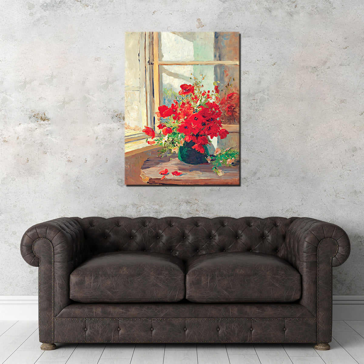 Stunning Bouquet of Poppies Wall Art by Denise Dundon