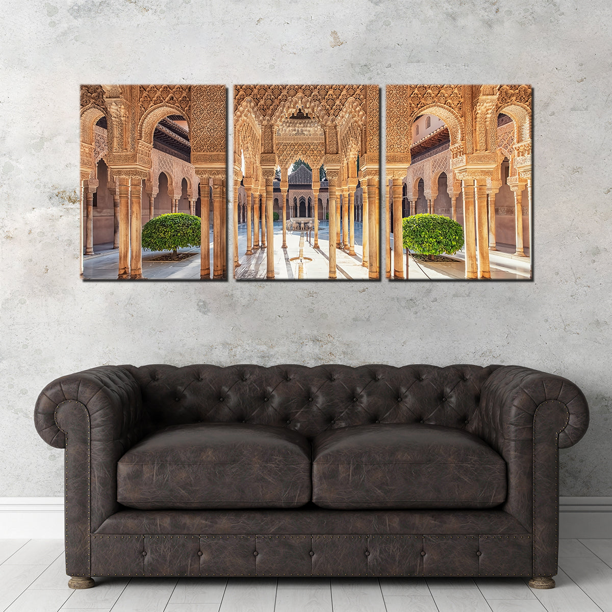 Enchanting Sunlight in the Alhambra Wall Art - Captivating Decor Piece