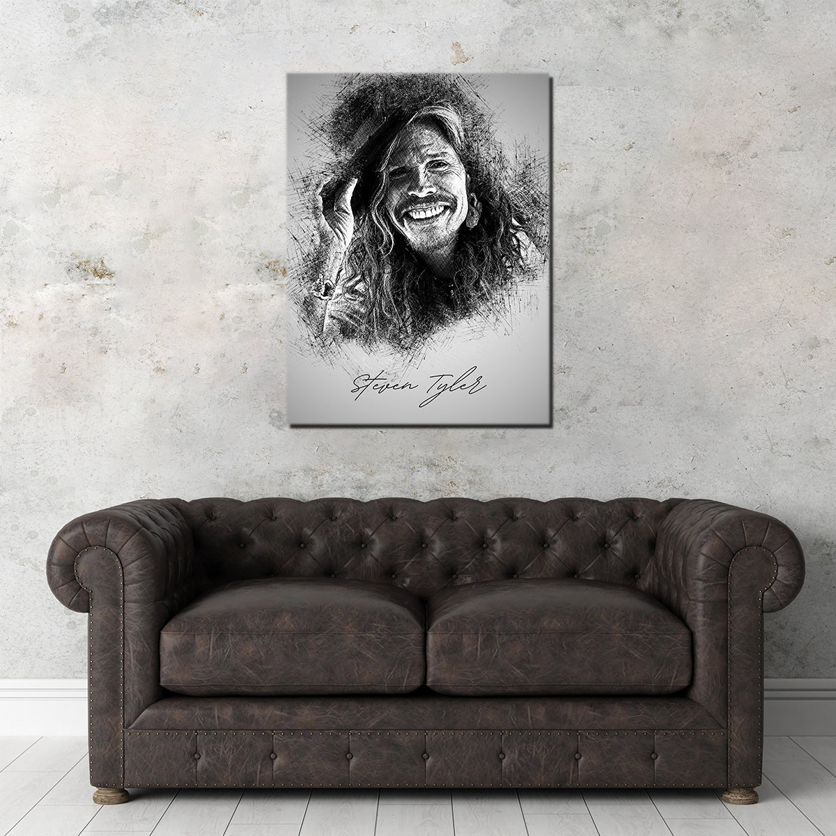 Stunning Steven Tyler Wall Art - Museum Quality Canvas Print