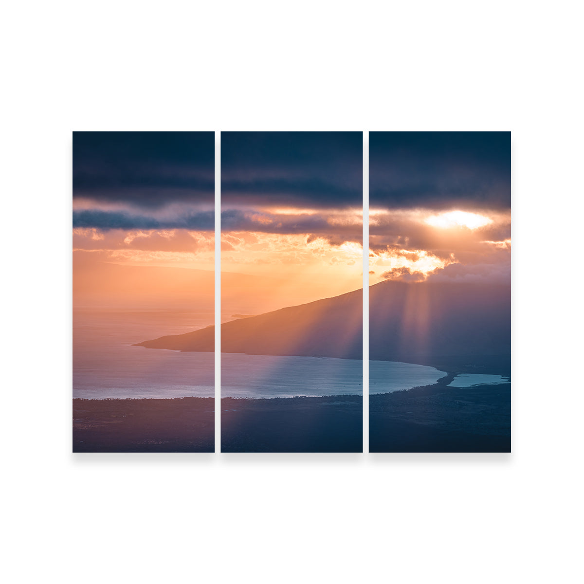 Exquisite Maui Sun Rays Wall Art by Lucas Moore