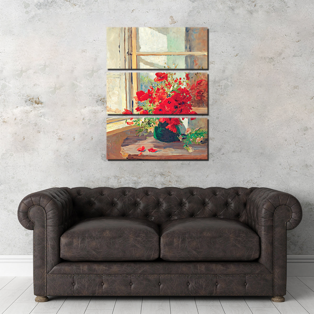 Stunning Bouquet of Poppies Wall Art by Denise Dundon