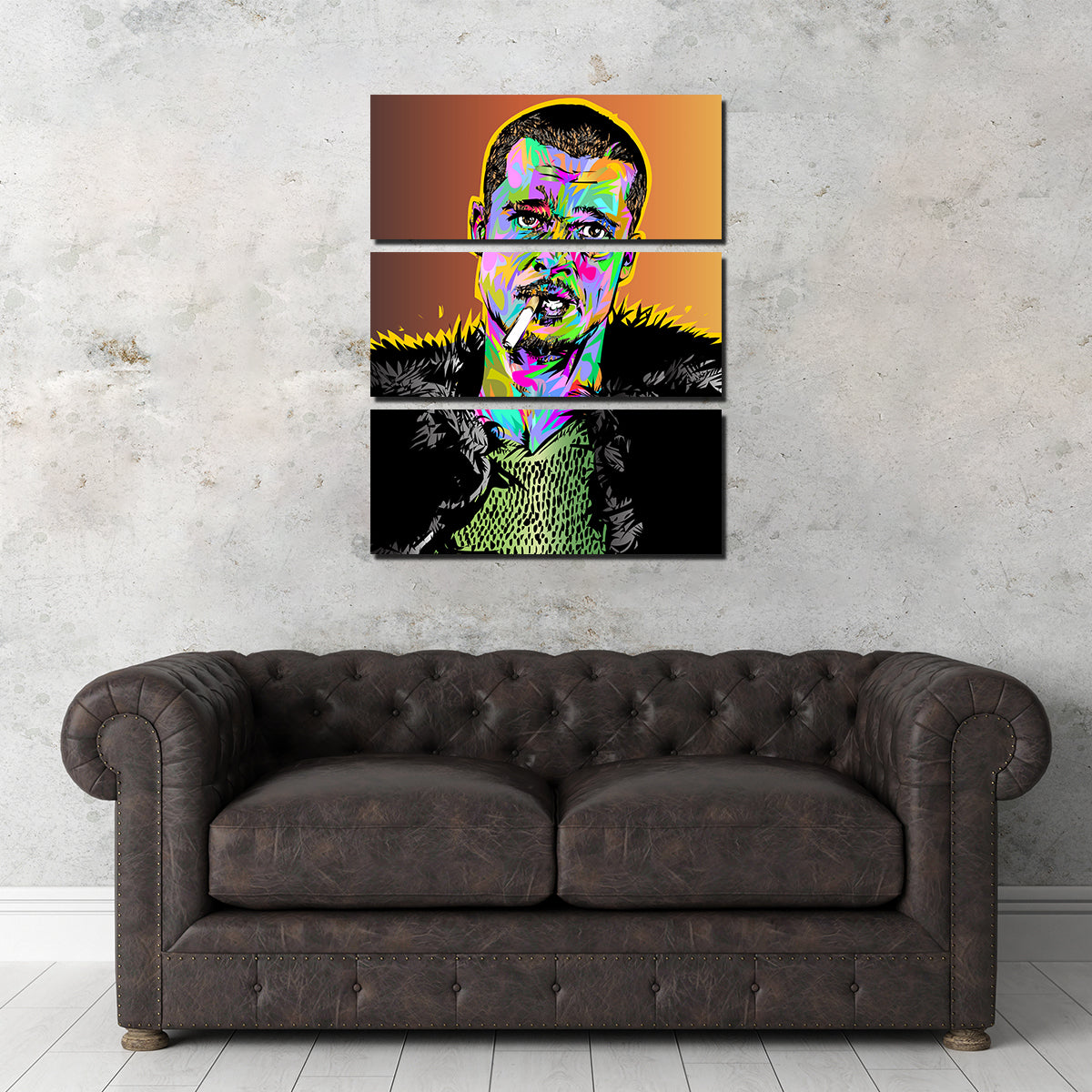 Brad Fight Club Stunning Wall Art for Home Decor