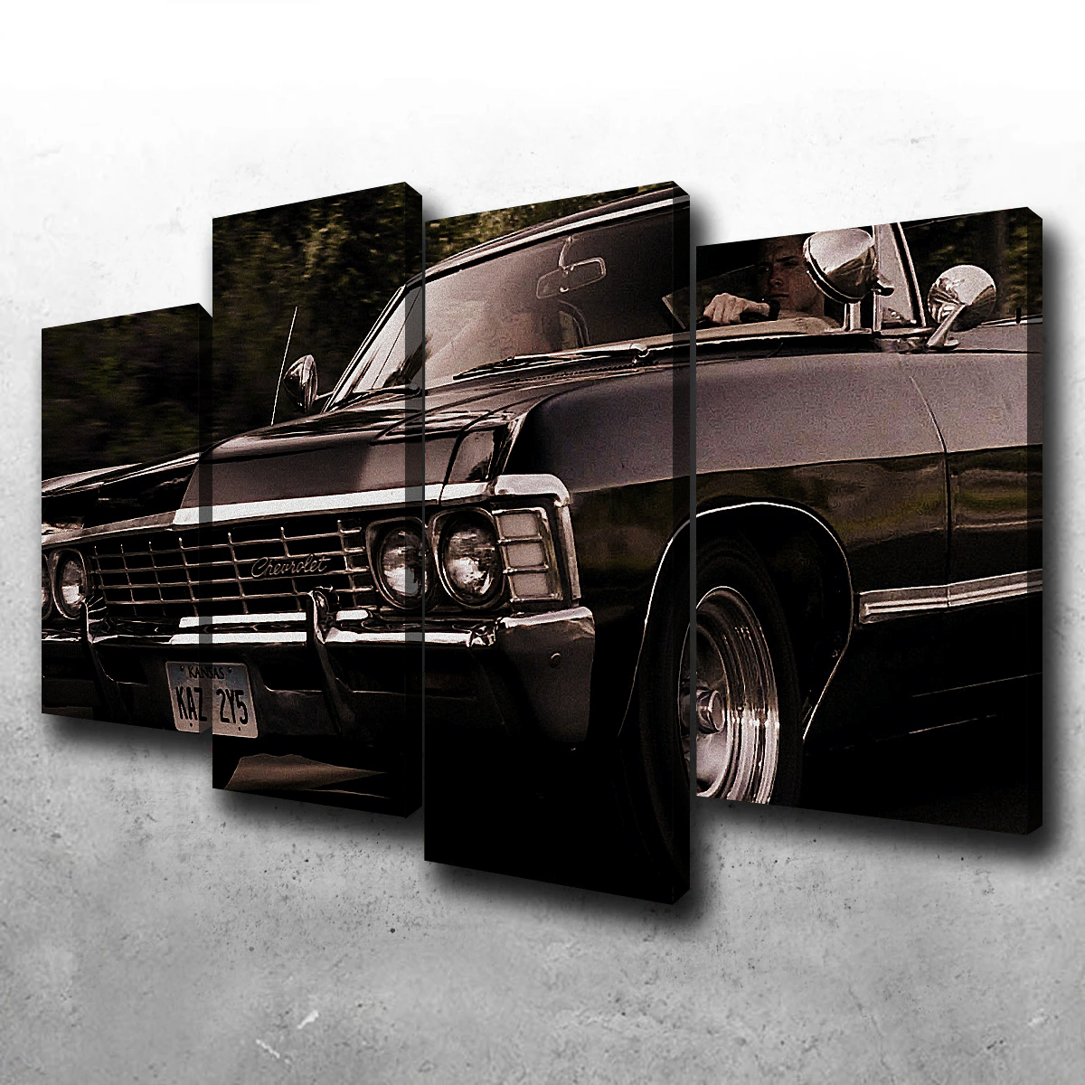 Eye - Catching Supernatural Impala Wall Art for Stunning Decor