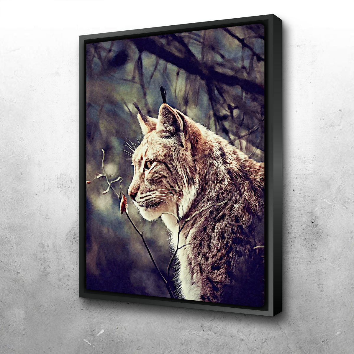 Stunning Lynx Wall Art by Denise Dundon
