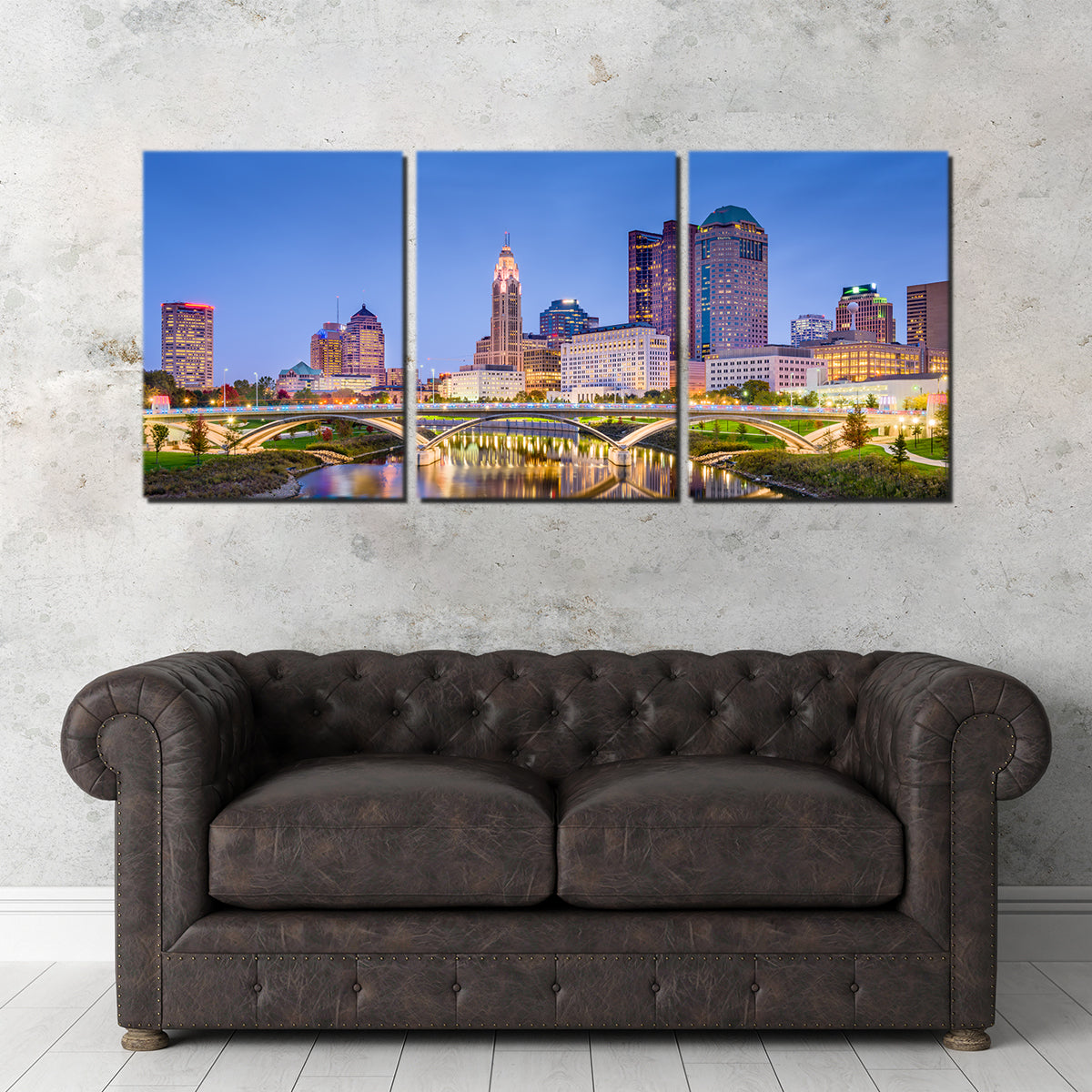 Exquisite Columbus Skyline Wall Art for Stunning Home Decor