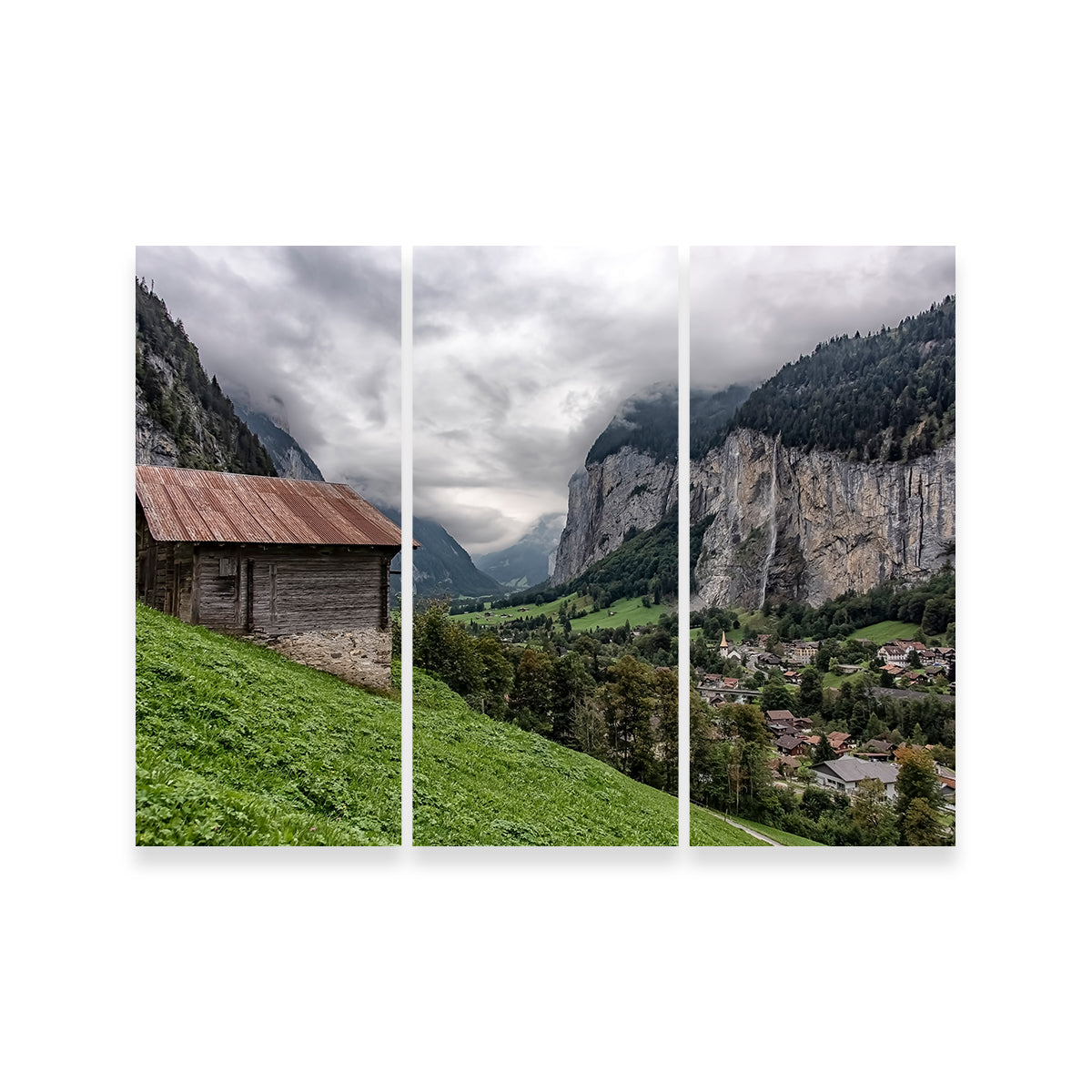 Stunning Lauterbrunnen Wall Art by Manjik Pictures