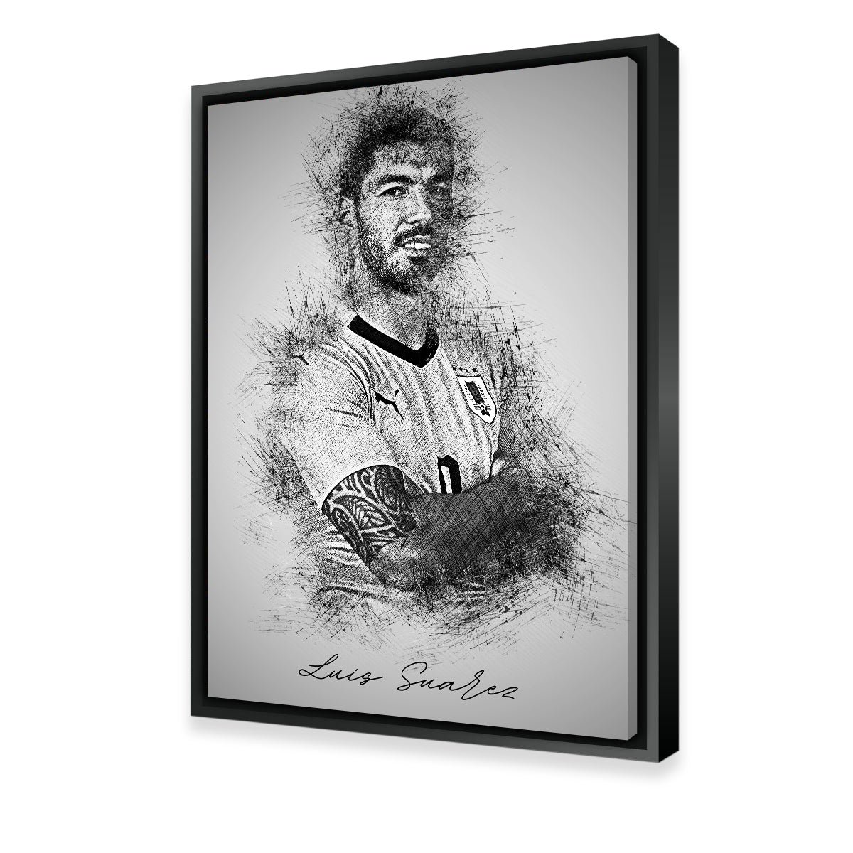 Stunning Luis Suárez Wall Art for Your Home Decor