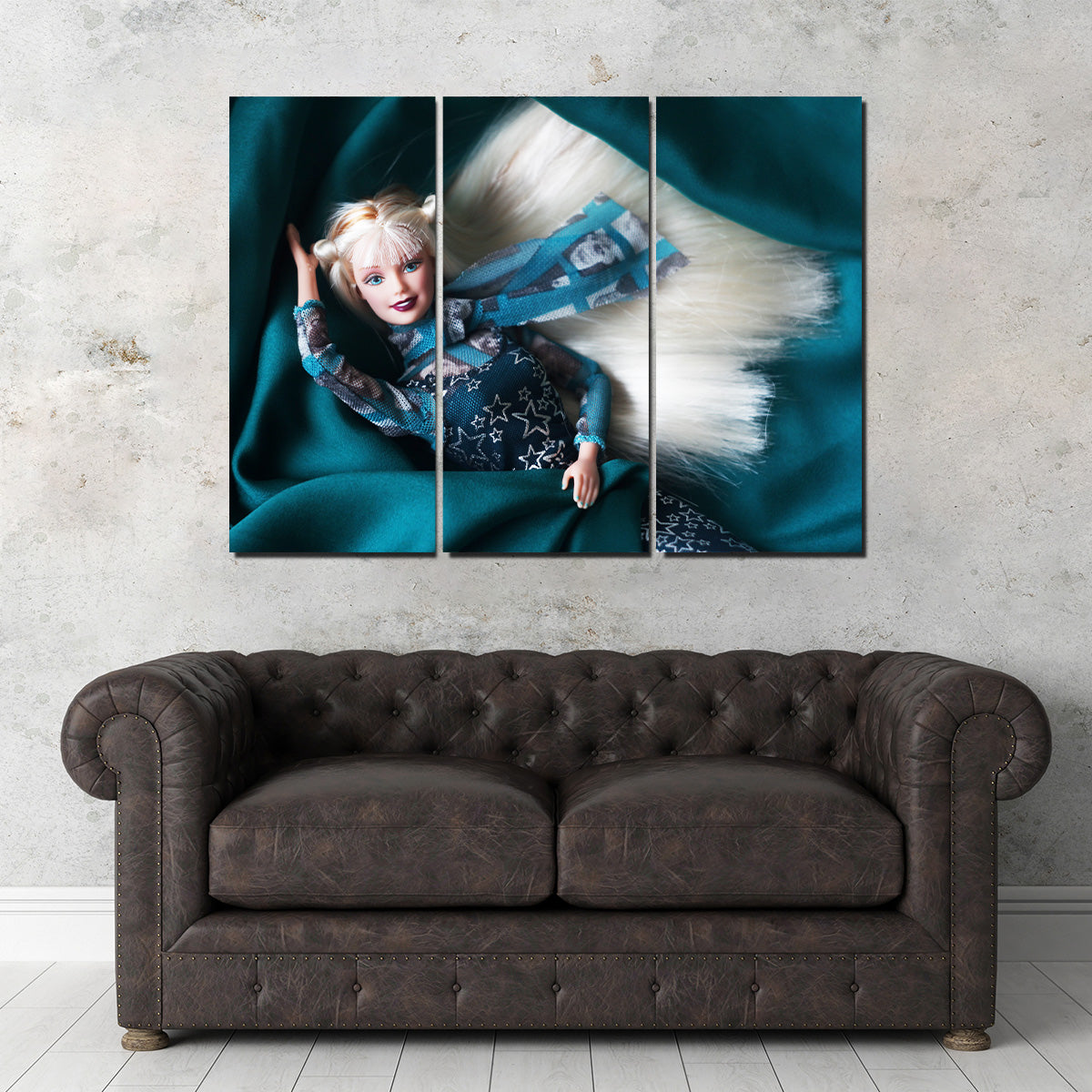 Exquisitely Stylish Barbie - A Captivating Decor Piece