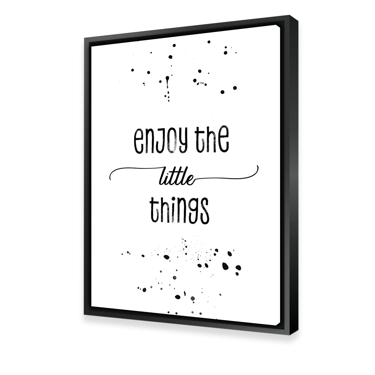 Delightful 'Enjoy The Little Things' Wall Art for Home Decor