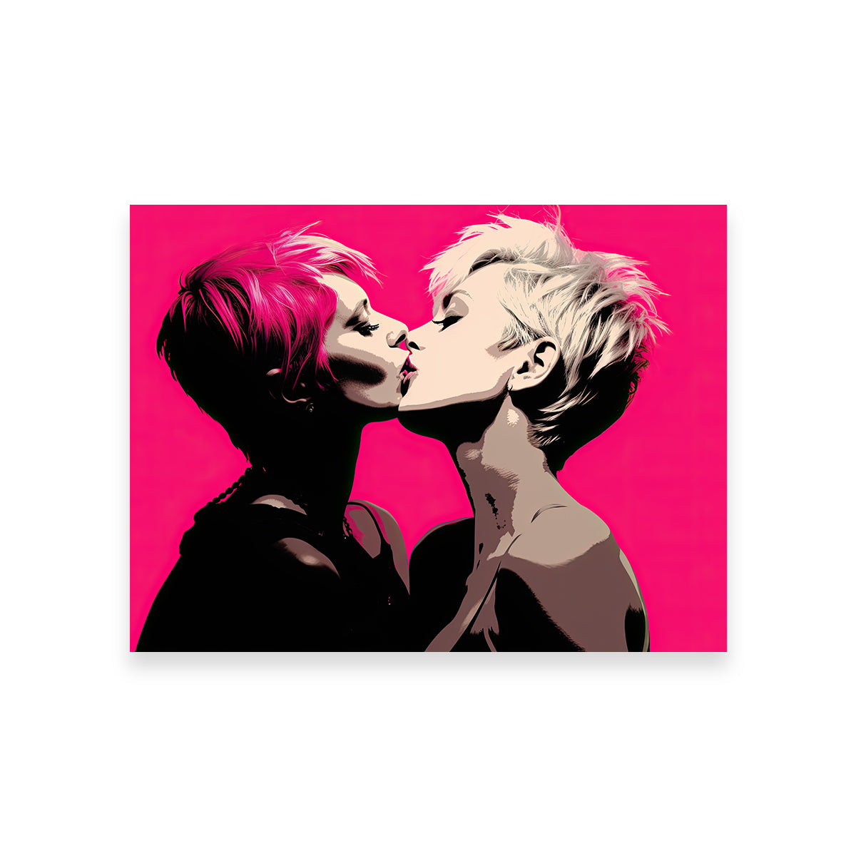 Gorgeous Lady Gaga & Pink Inspiring Wall Art by Ralph & Laura Design