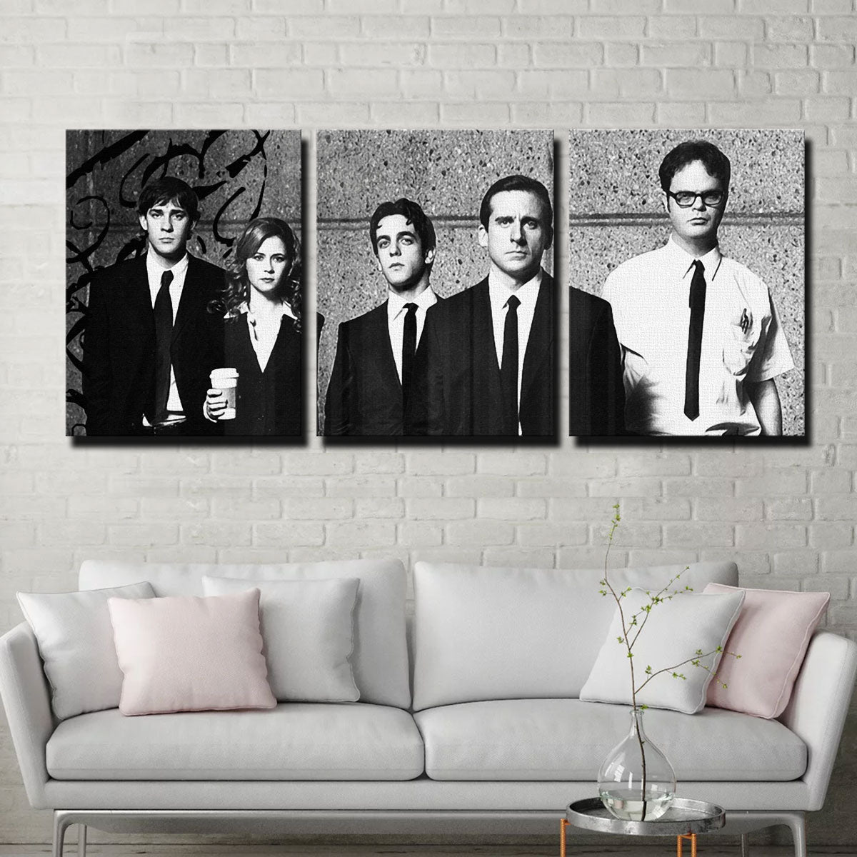 Stylish Office Wall Art with Sustainable Pine Frames