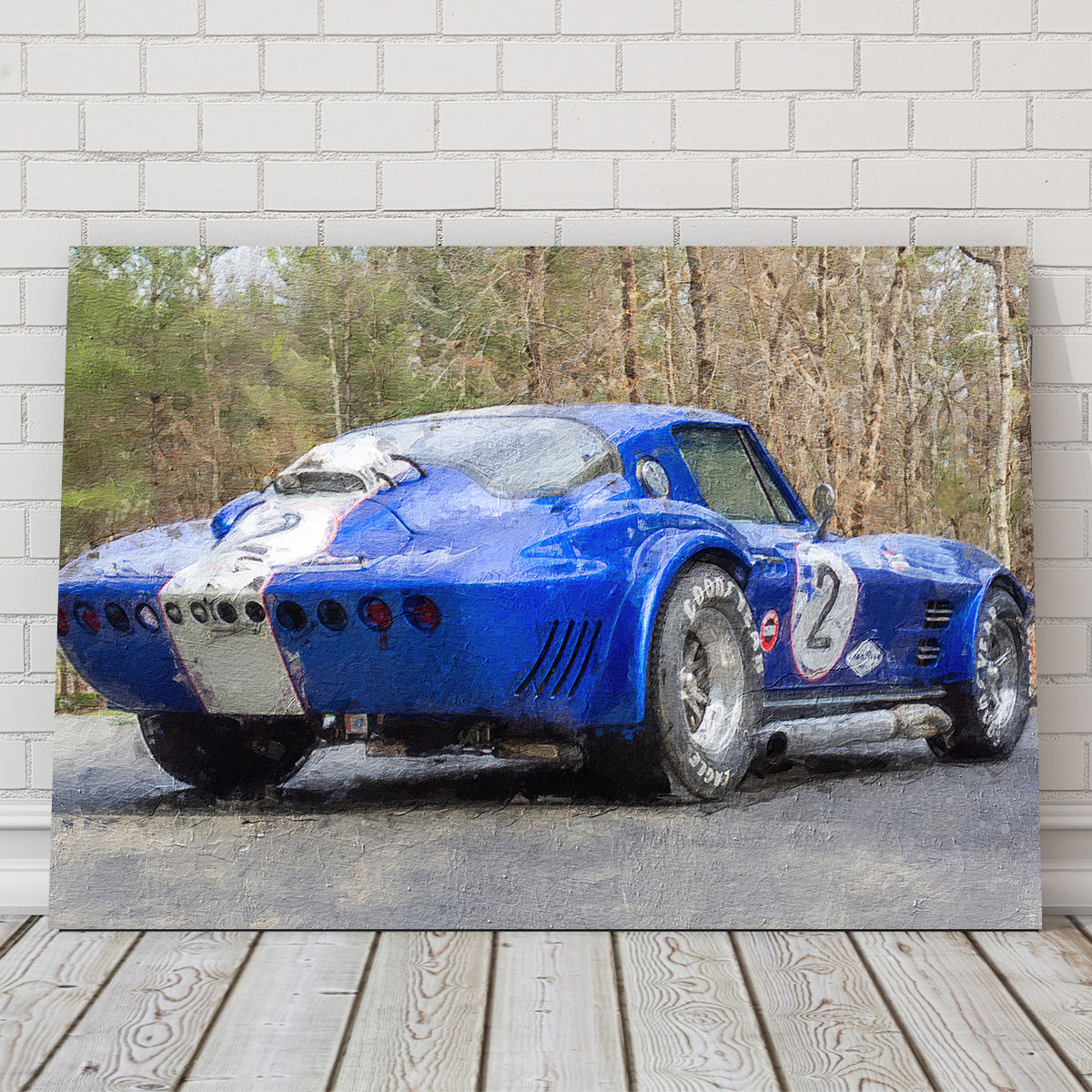 Corvette Grand Sport No. 2 Stunning Wall Art by Stephen Chambers