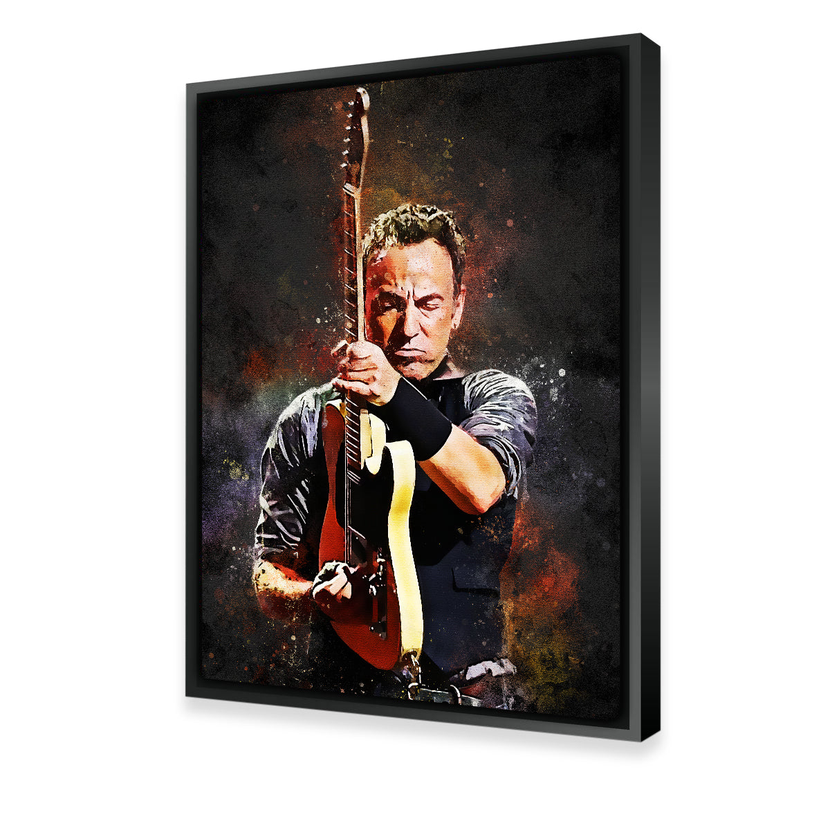 Stunning Bruce Springsteen Painting Wall Art for Your Home Decor
