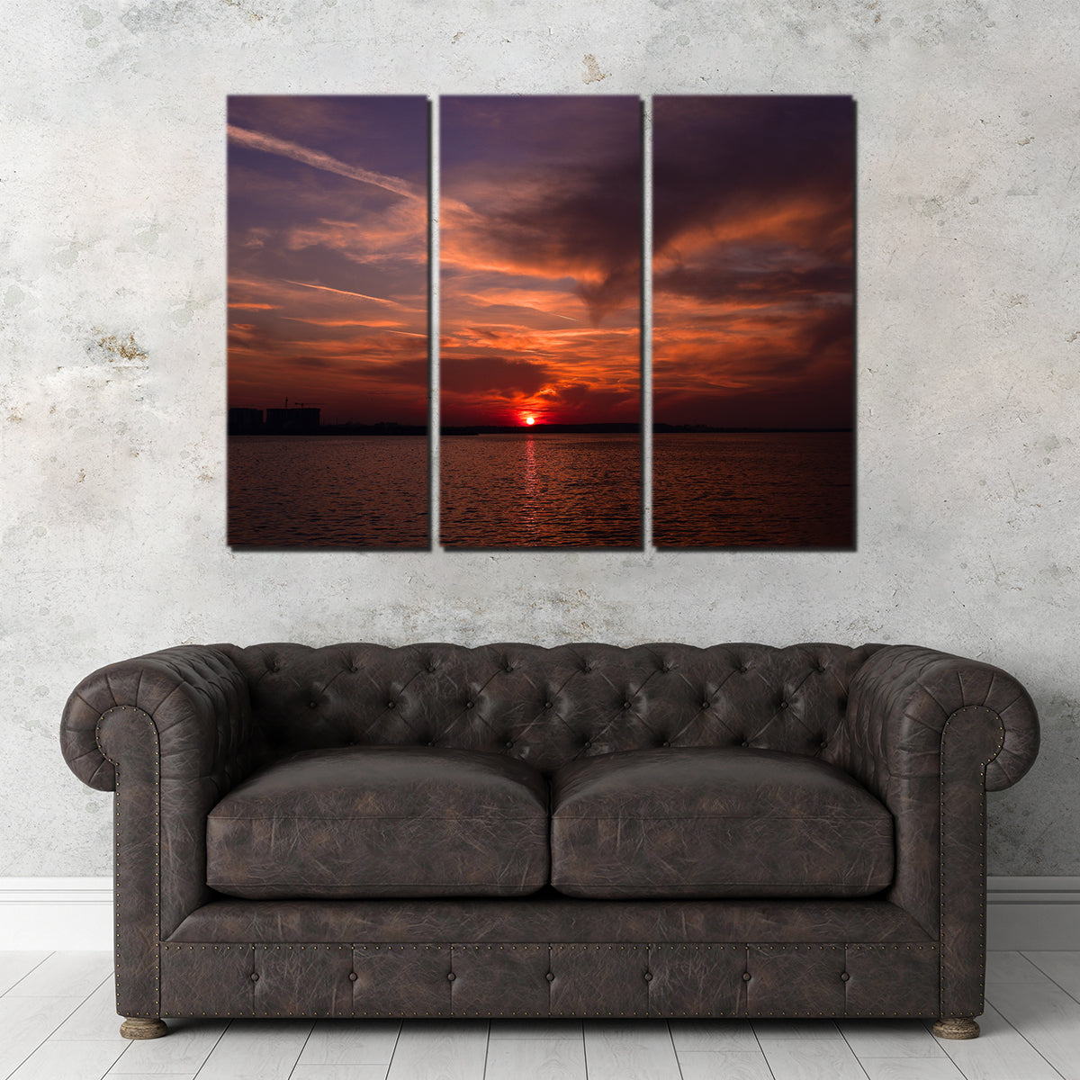 Stunning Bucharest Sunset 1 Wall Art for a Captivating Home Decor
