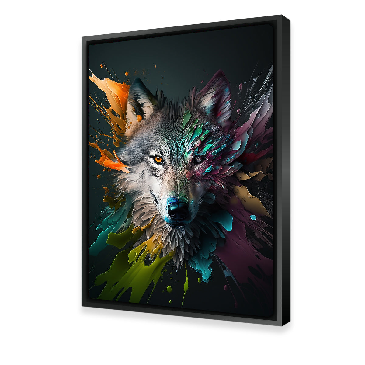 Stunning Wolf Portrait Wall Art by Jennifer Hotai