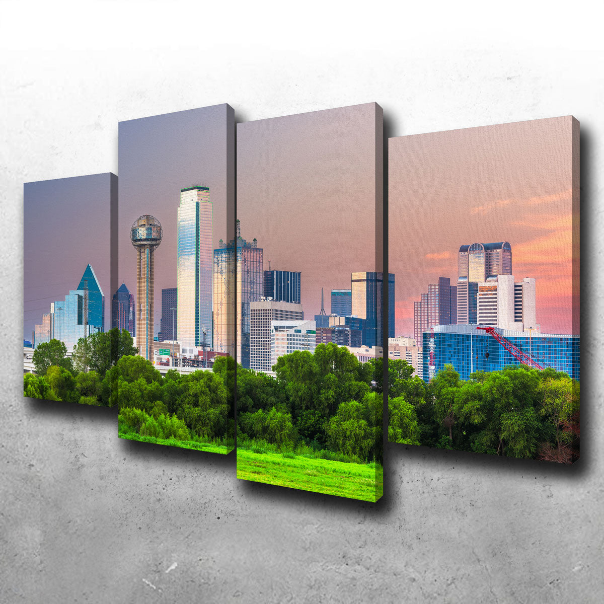 Gorgeous Dallas Skyline Wall Art for Stunning Home Decor