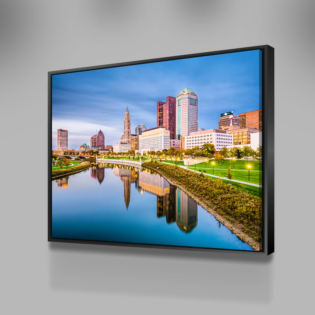 Stunning Columbus Ohio Skyline Wall Art for Home Decor
