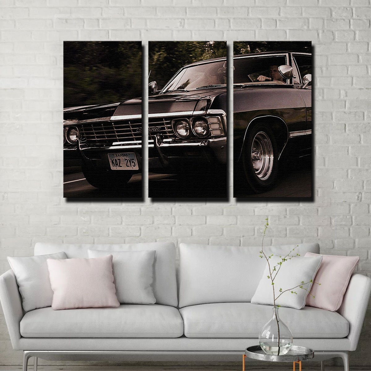 Eye - Catching Supernatural Impala Wall Art for Stunning Decor