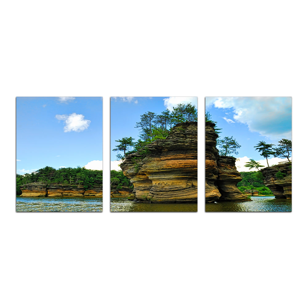 Exquisite Wisconsin Dells Sandstone Formation Wall Art for Stunning Home Decor