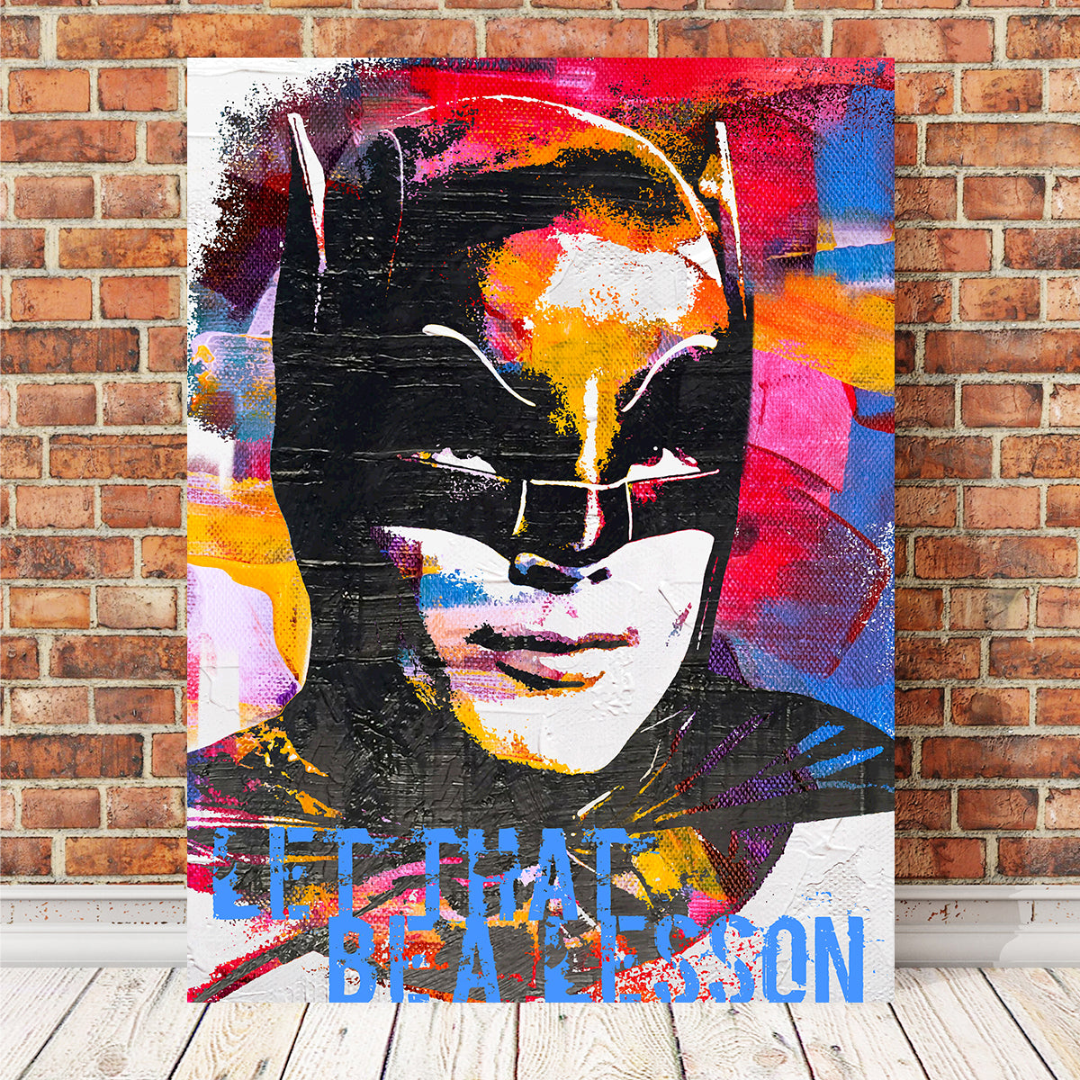 Let That Be a Lesson Inspiring Wall Art by Stephen Chambers