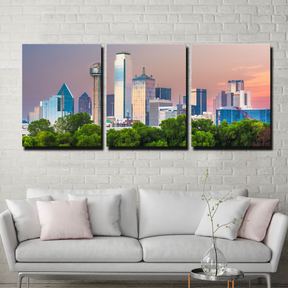 Gorgeous Dallas Skyline Wall Art for Stunning Home Decor