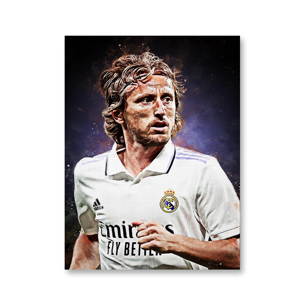 Stunning Luka Modric Wall Art - Ideal Decor for Fans