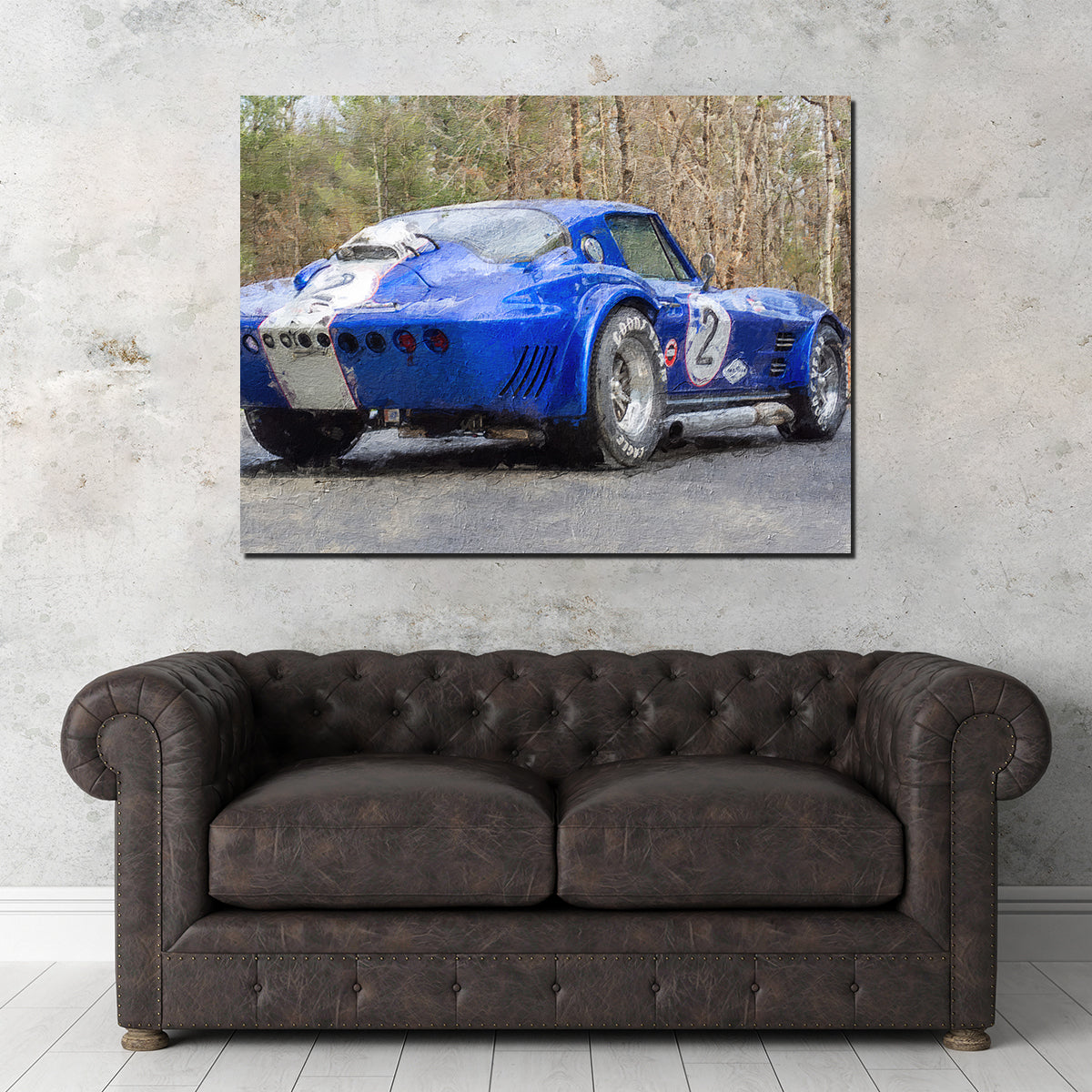 Corvette Grand Sport No. 2 Stunning Wall Art by Stephen Chambers