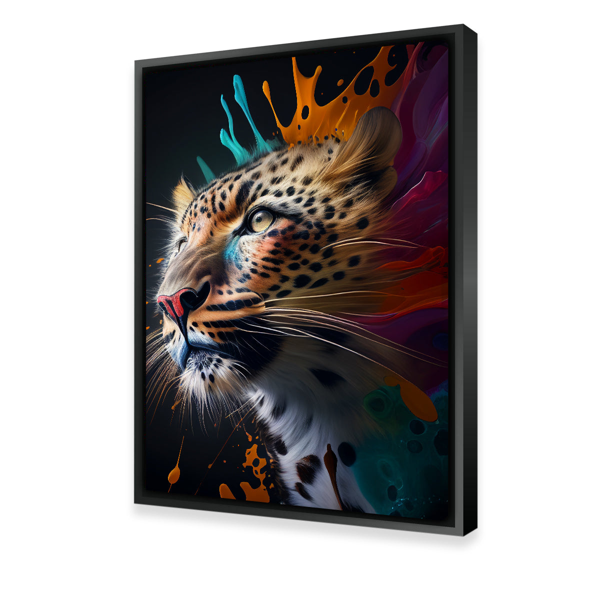 Stunning Leopard Portrait Wall Art by Jennifer Hotai